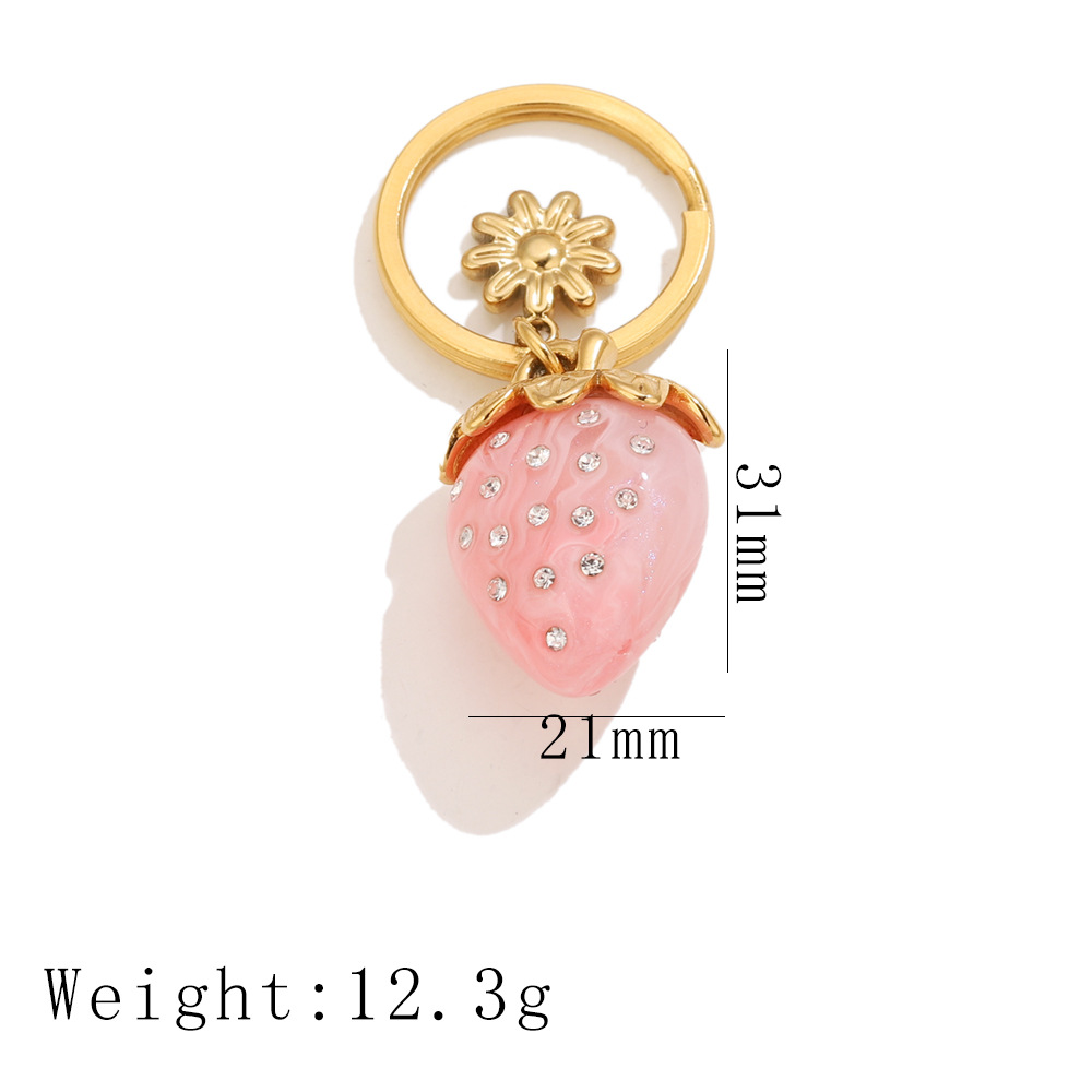 Single strawberry - pink