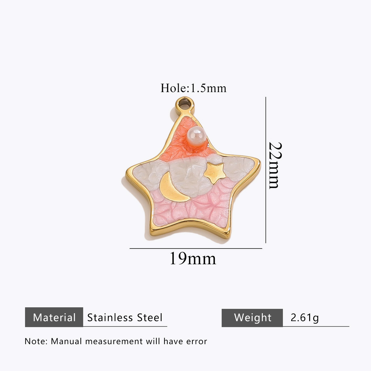 Star-orange white powder