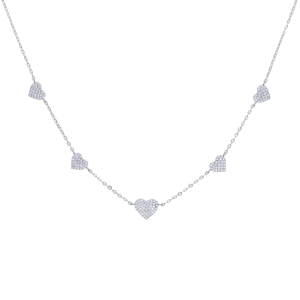 Heart-shaped silver