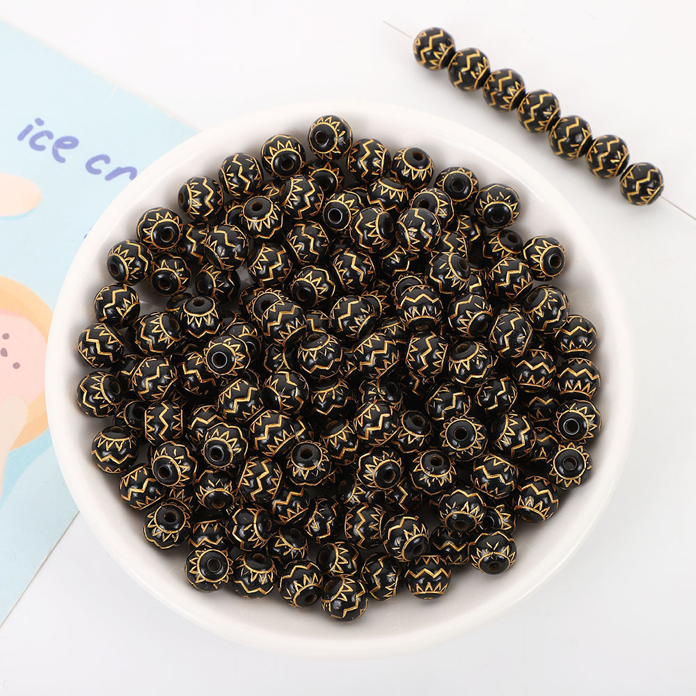 Black and gold pattern