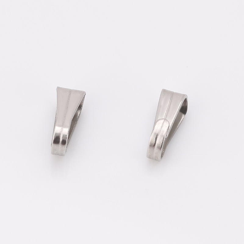 Stainless steel/striped closed melon buckle/steel color/2.4*6mm