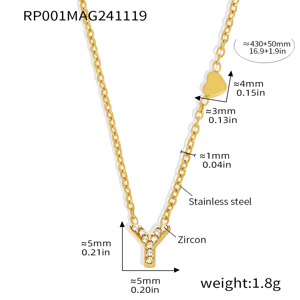 RP001-Gold-Y Necklace