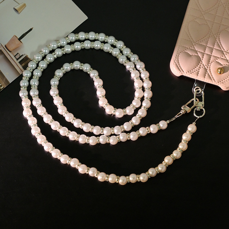 Clip diamond model [silver] 10mm pearl 8mm diamond ring