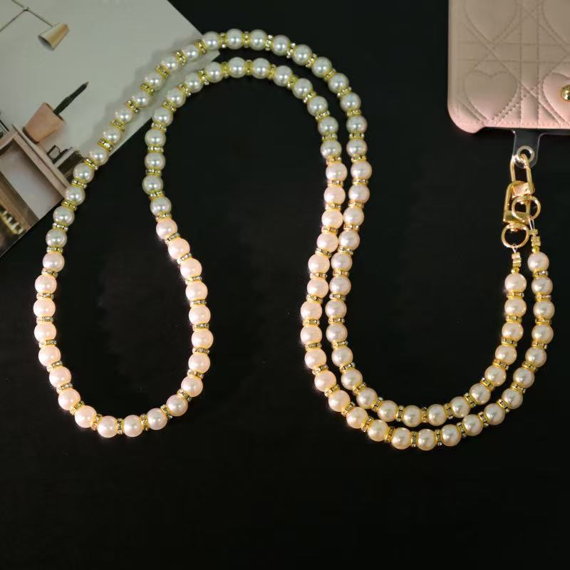 Clip diamond model [gold] 10mm pearl 8mm diamond ring