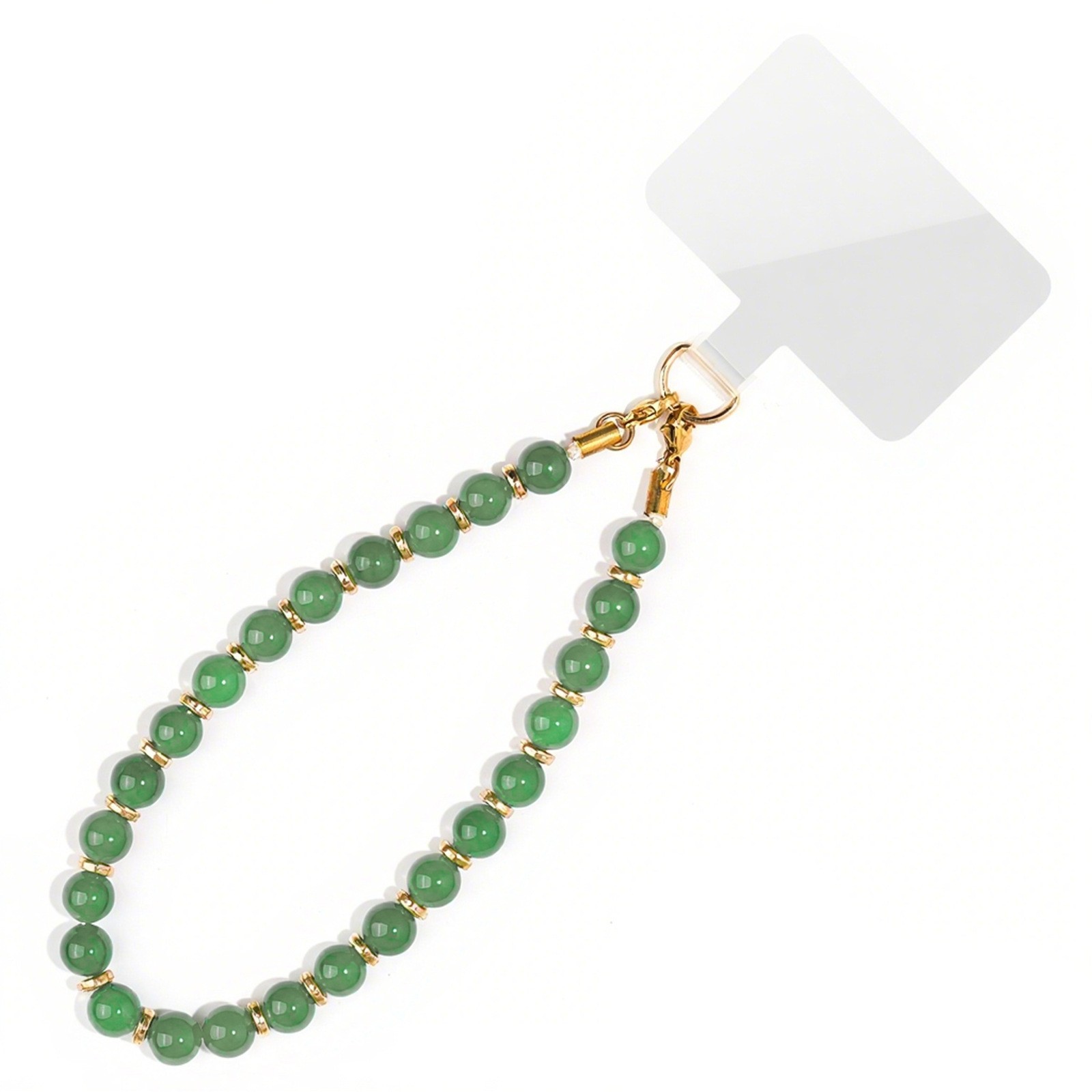 Green aventurine mobile phone chain