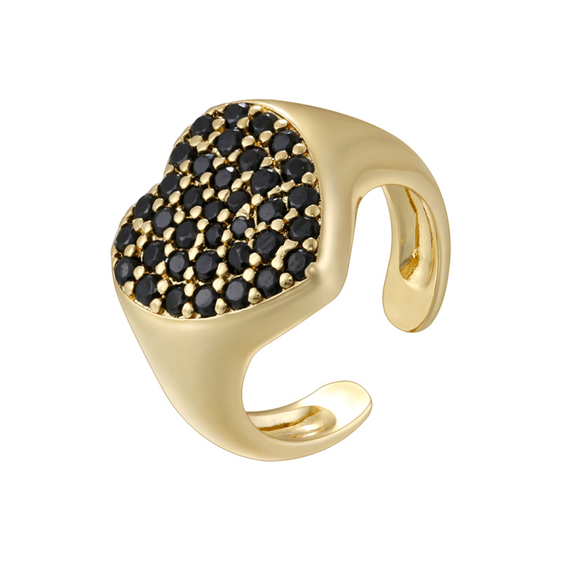 Golden black diamond