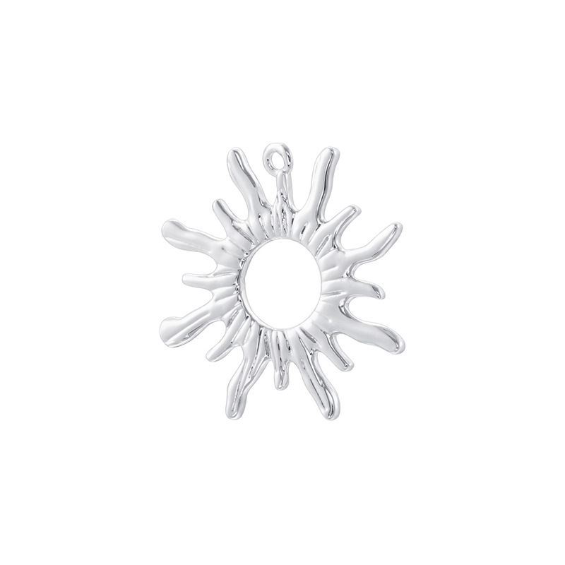 Vd2166 white gold hollow sunflower
