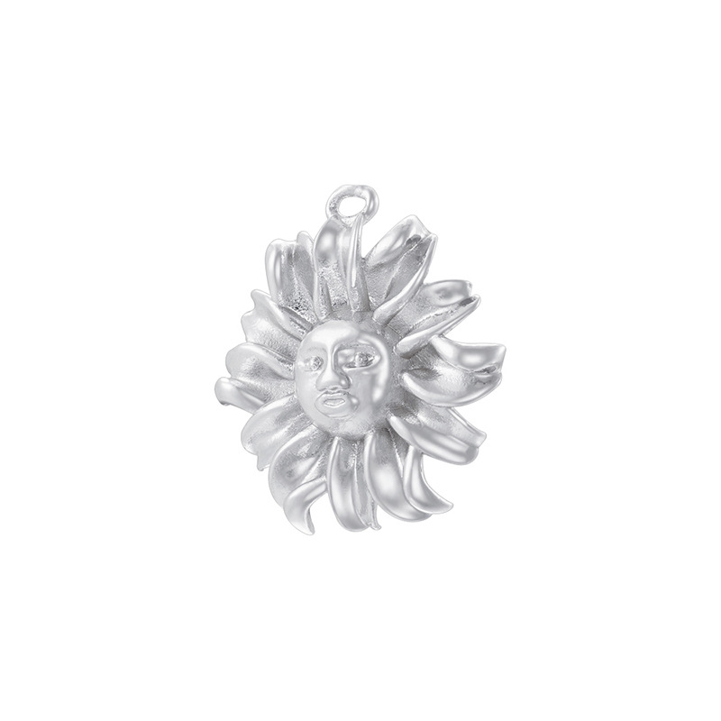 Vd2167 white gold smiley sunflower