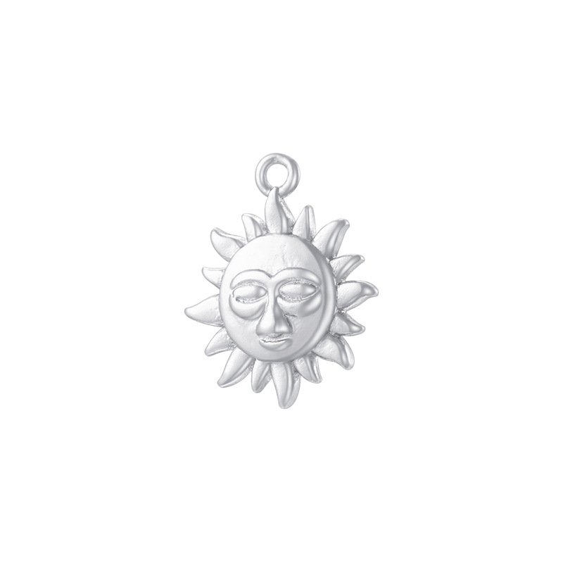 Vd2180 white gold smiley sunflower