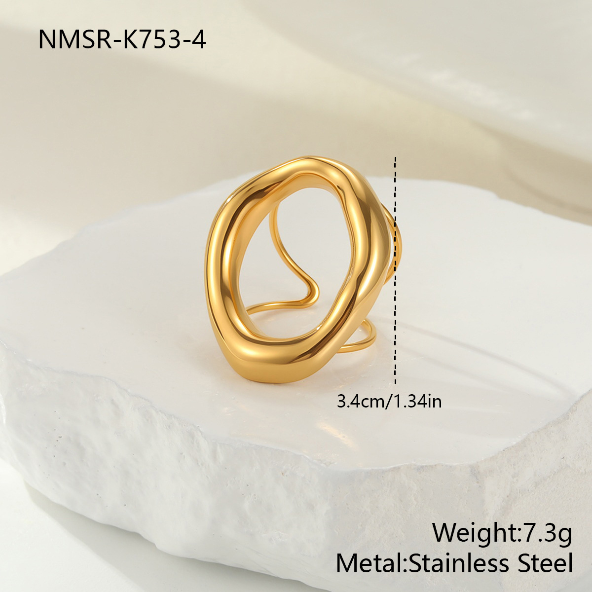 Nmsr-k753-4 gold ring