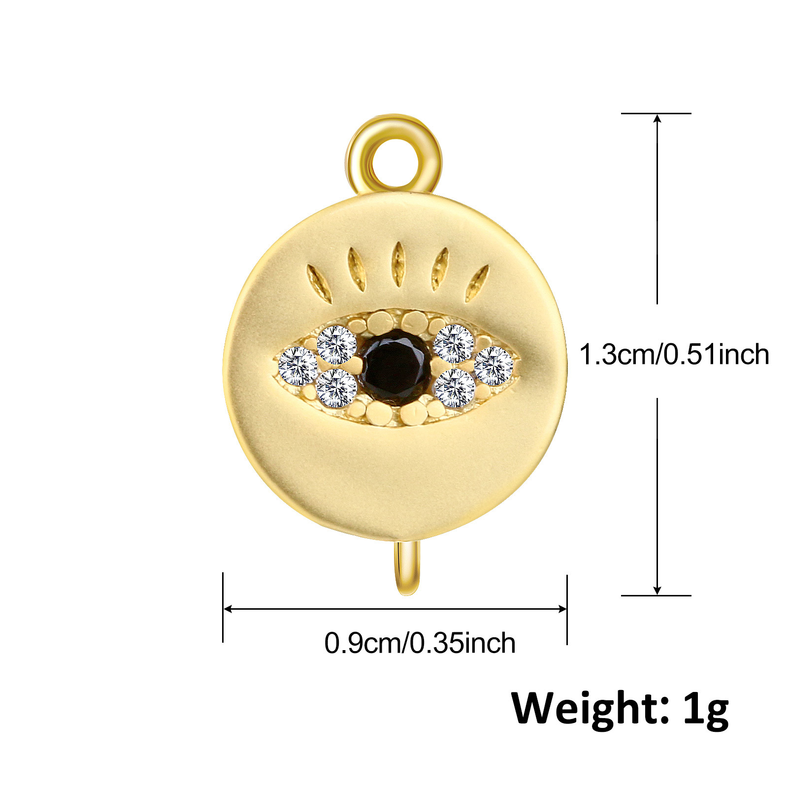 A0092 double hanging devil's eye