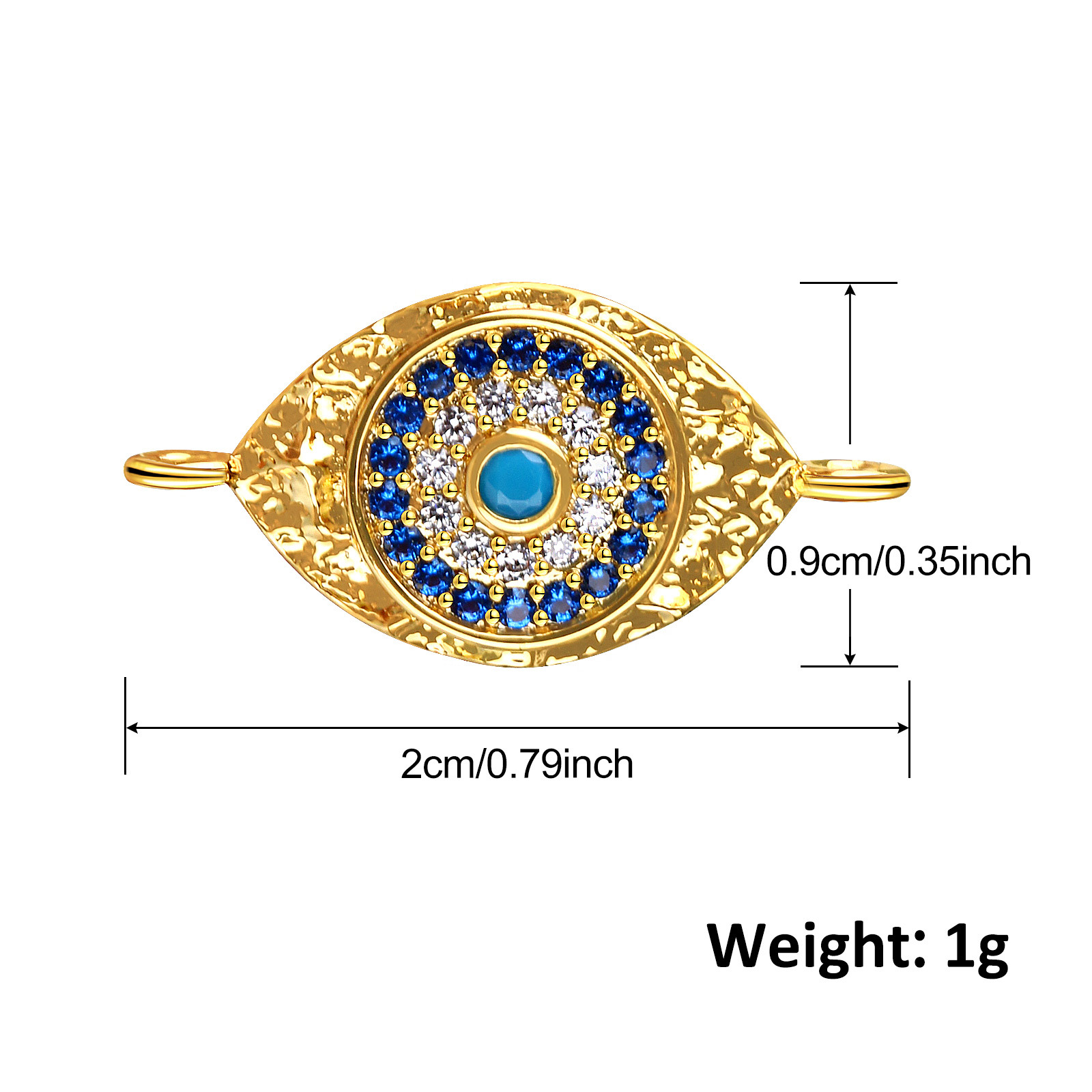 A0097 colored zirconium eye model