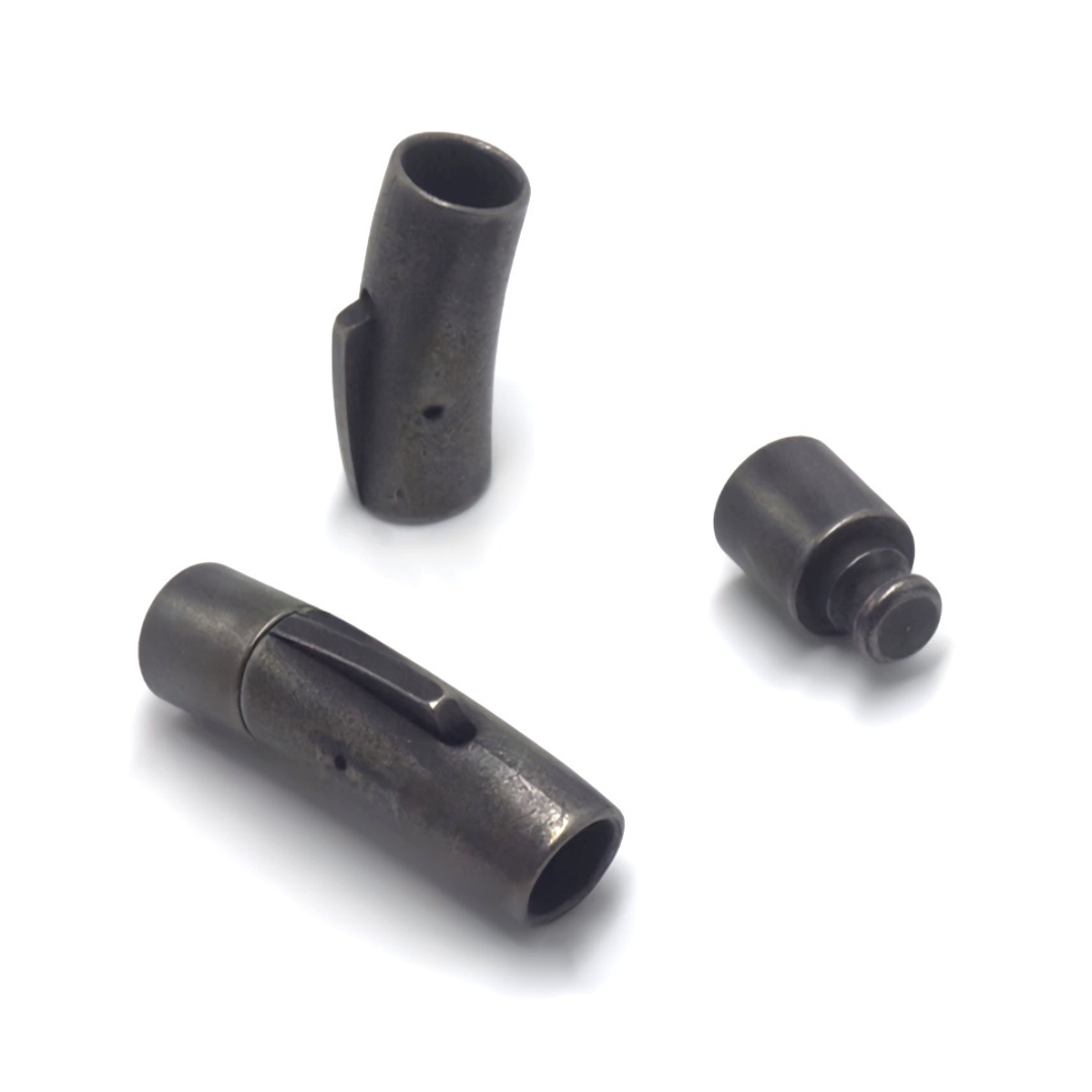 Round hole snap button