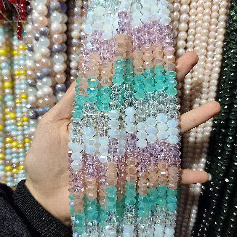 Watermelon beads colorful gradient 1