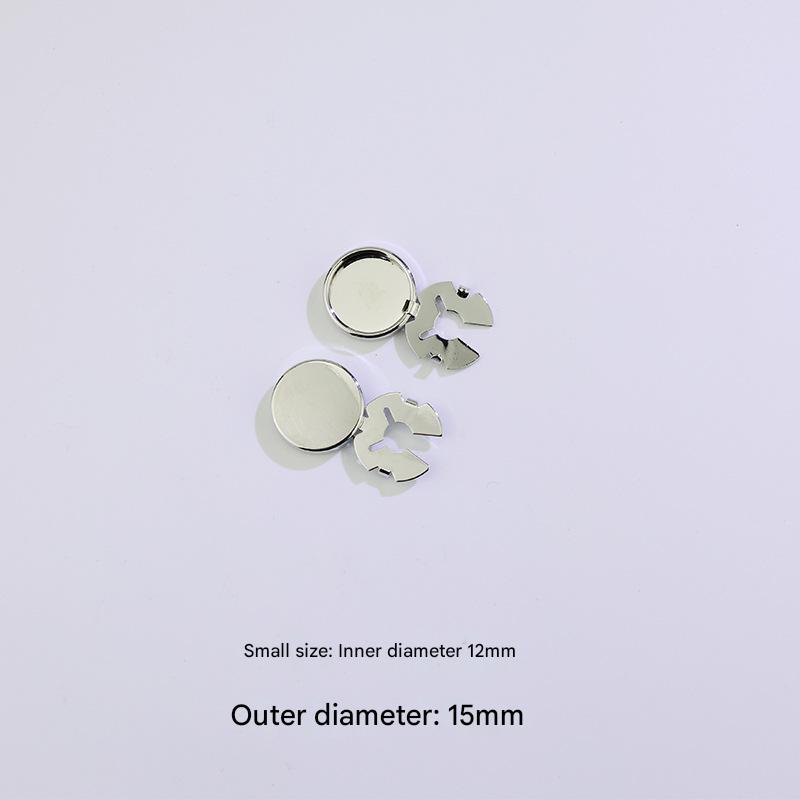 Small size 15mm silver