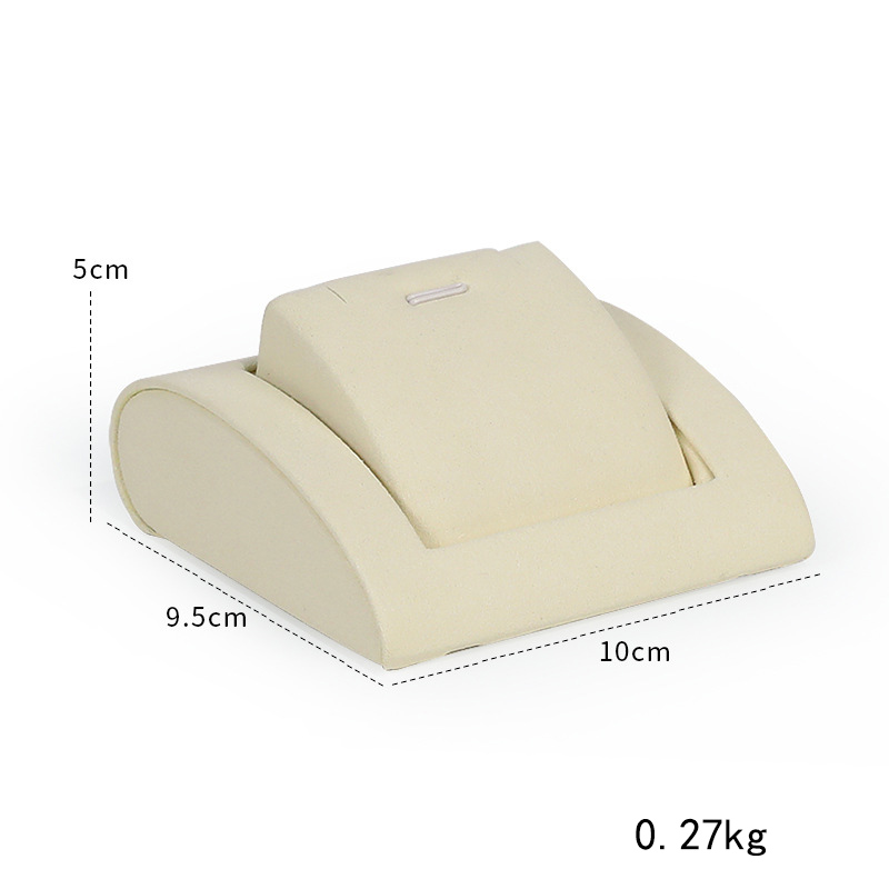 129-creamy-white movable necklace Holder 10 × 9.5 × 5cm