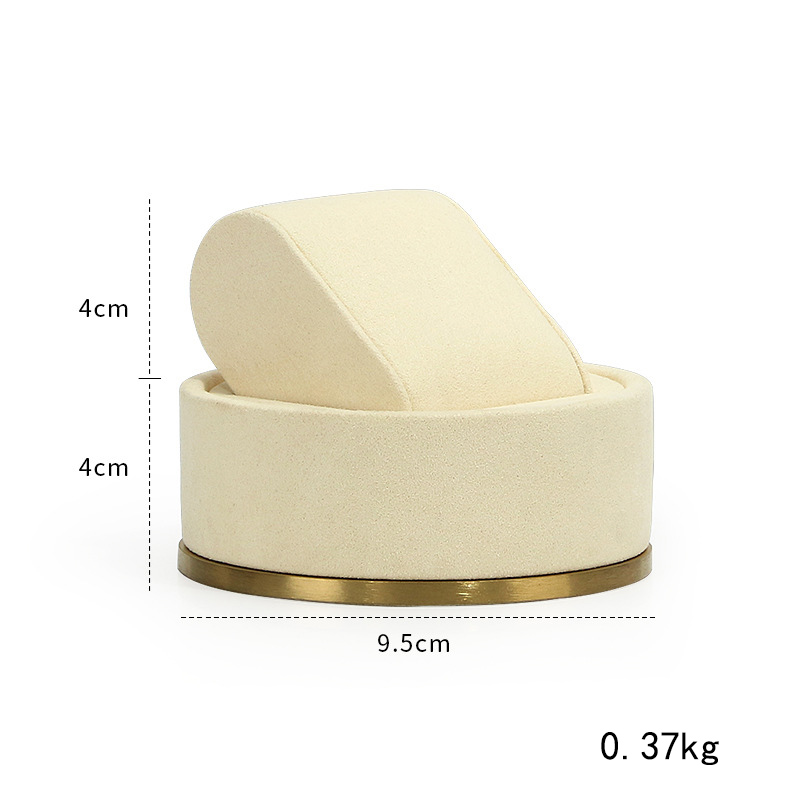 62-creamy-white round watch bracelet seat 9.5 × 4cm