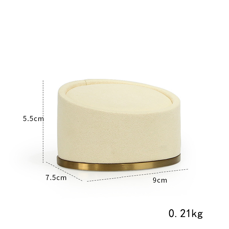 63-creamy-white oval bracelet Seat 9 × 7.5 × 5.5cm