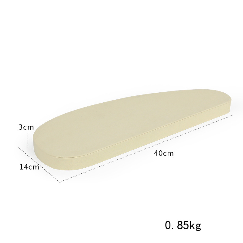 130-creamy-white height increasing Plate 40 × 14 × 3cm