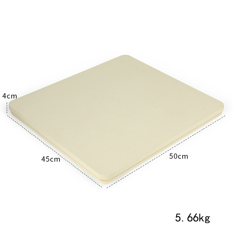 112-creamy-white microfiber base plate 50 × 45 × 4cm