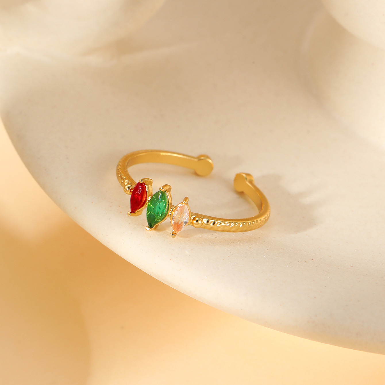 W1494 zirconia open ring style 2