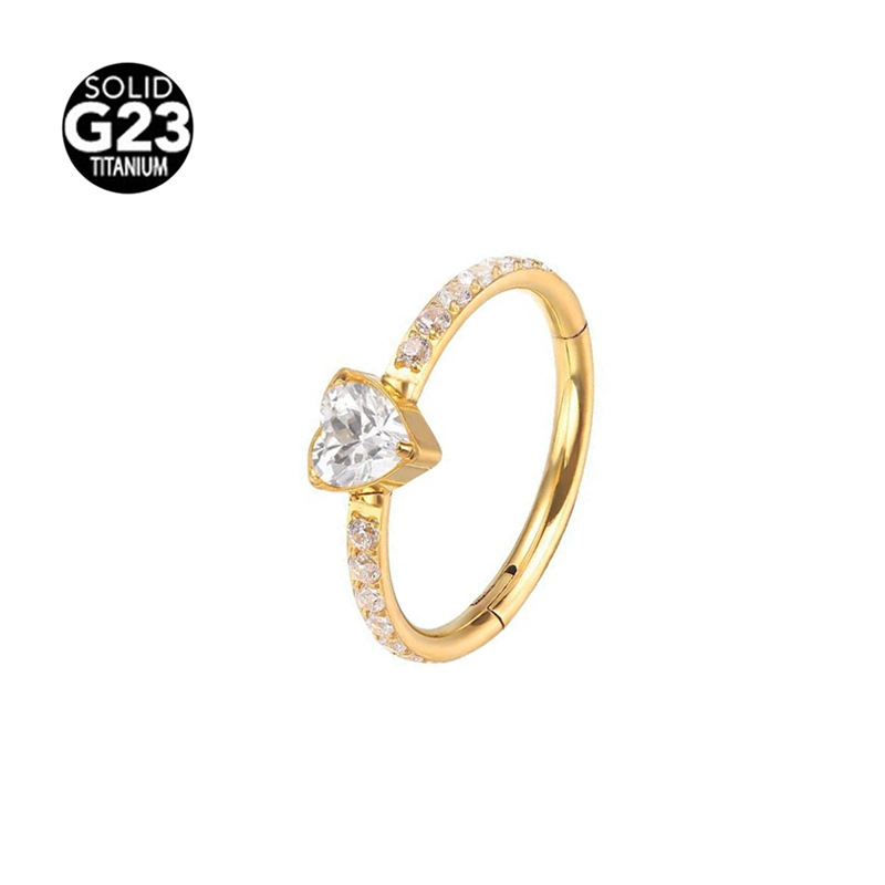 Golden White Peach rhinestone