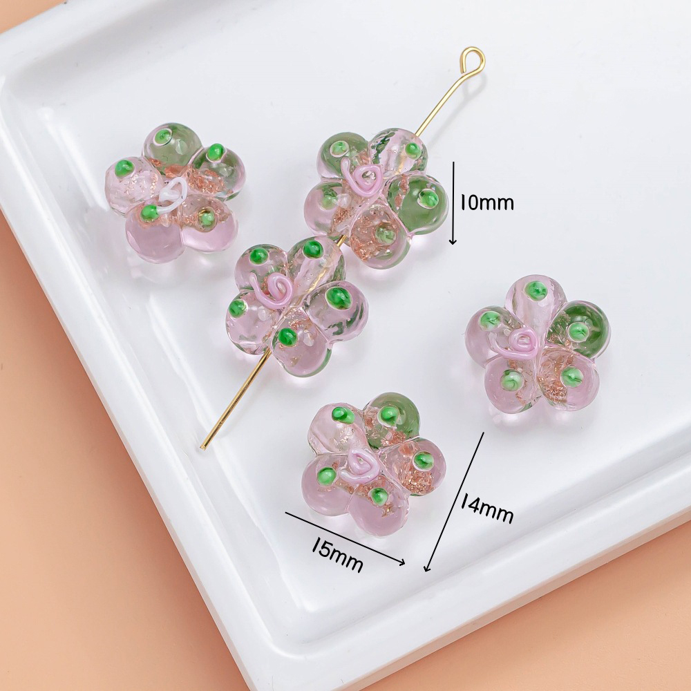 Transparent peach blossom