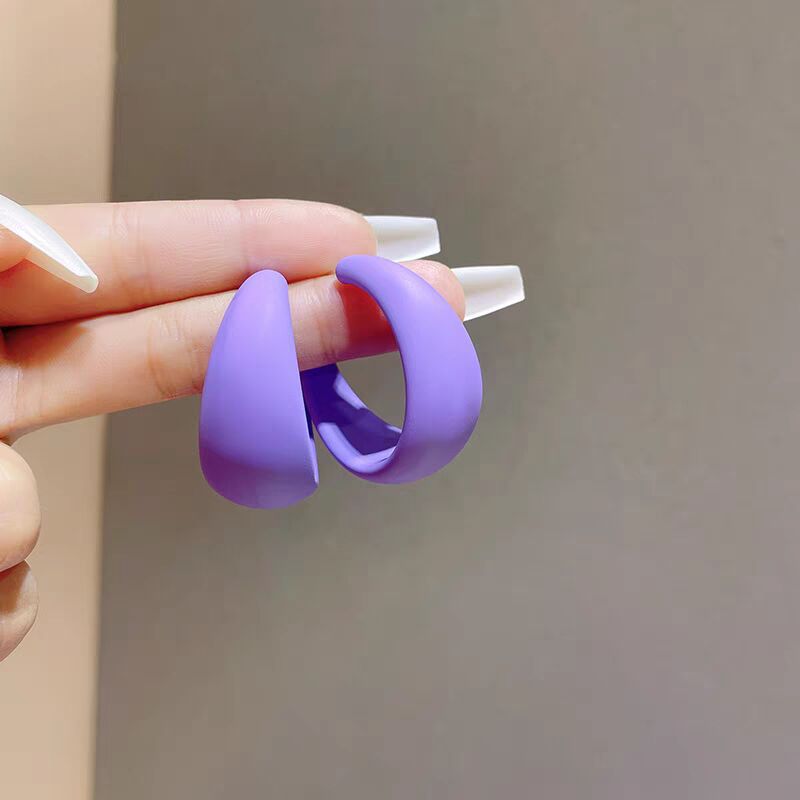 Frosted texture-purple