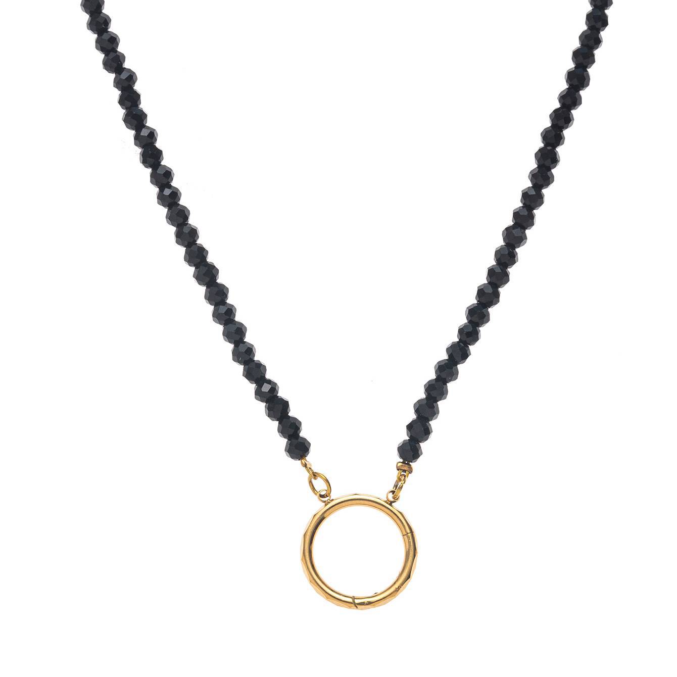 Black live ring chain