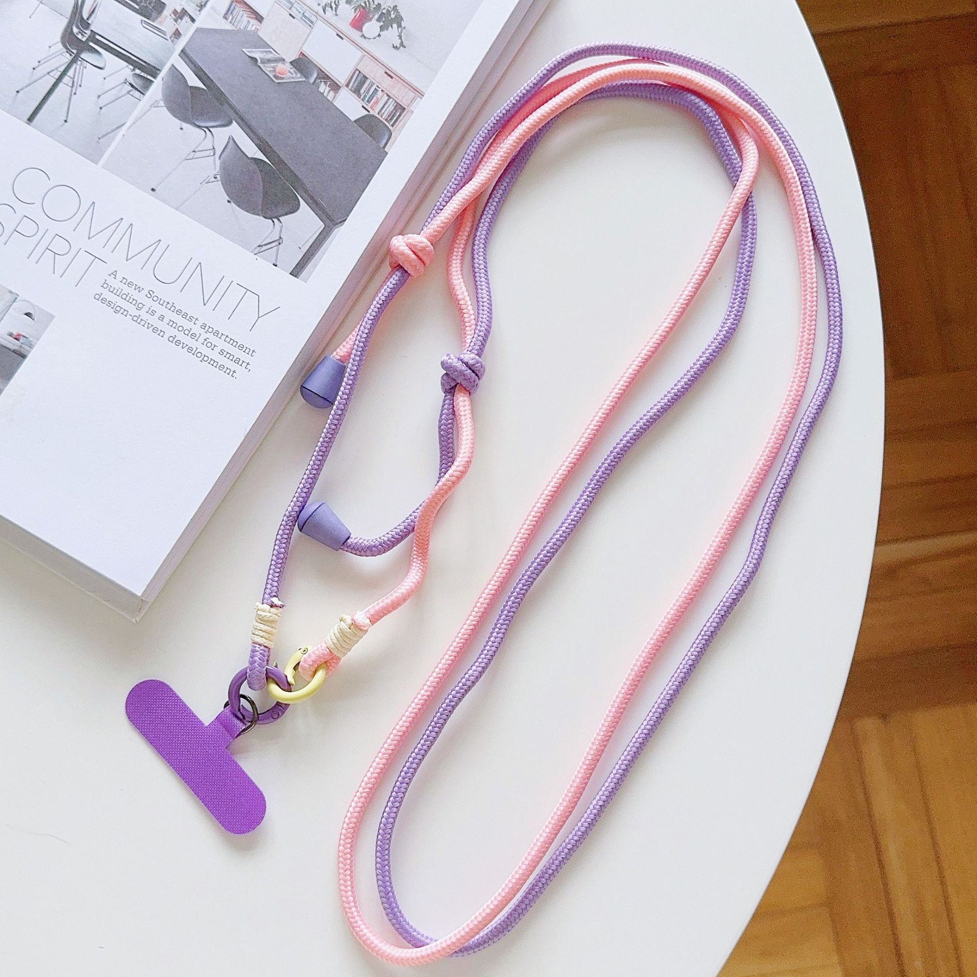 Xsscs no. 9 purple pink   t-shaped purple card