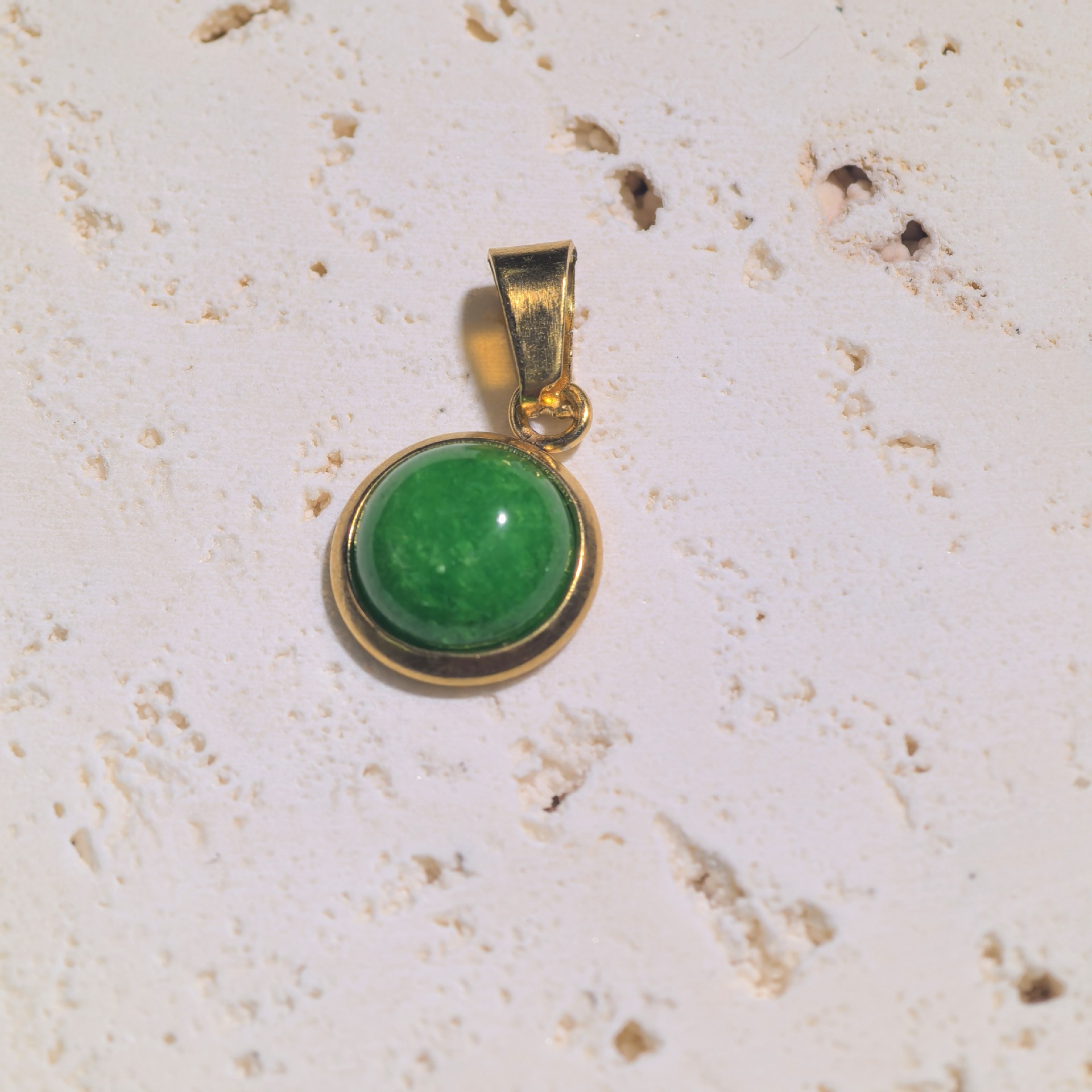 Dark green aventurine