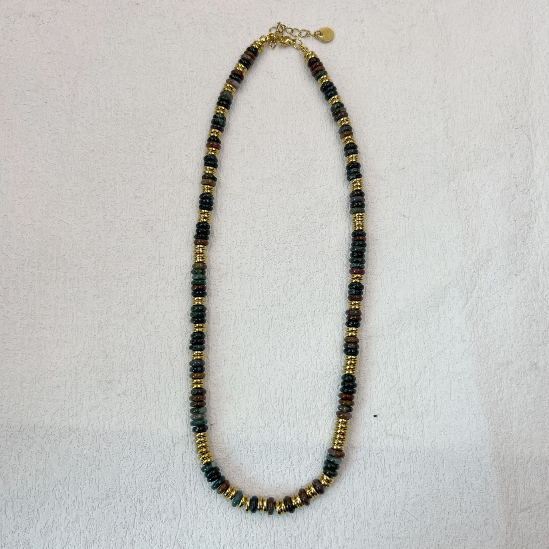 Greenstone Frisbee Necklace