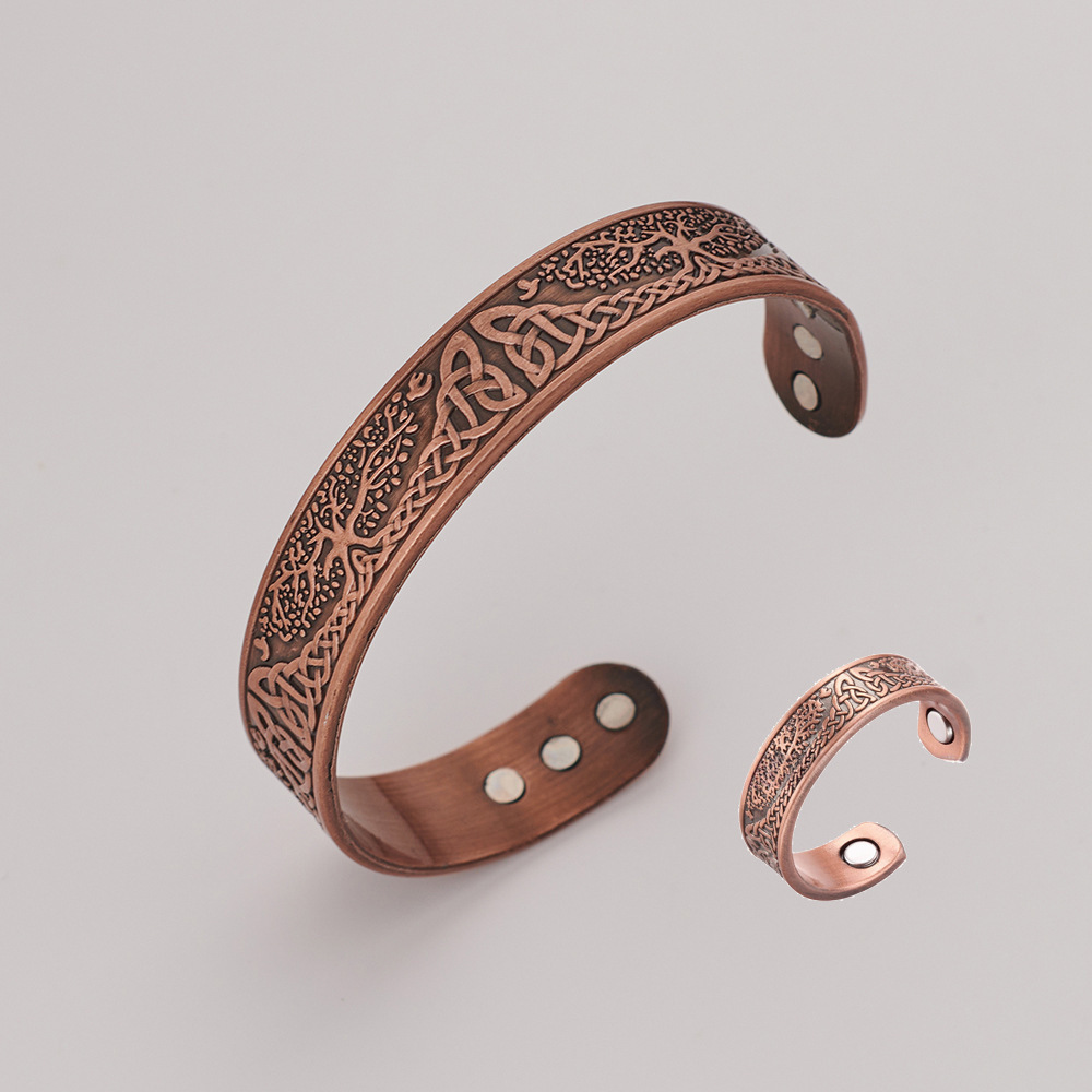 Three trees bracelet   ring set