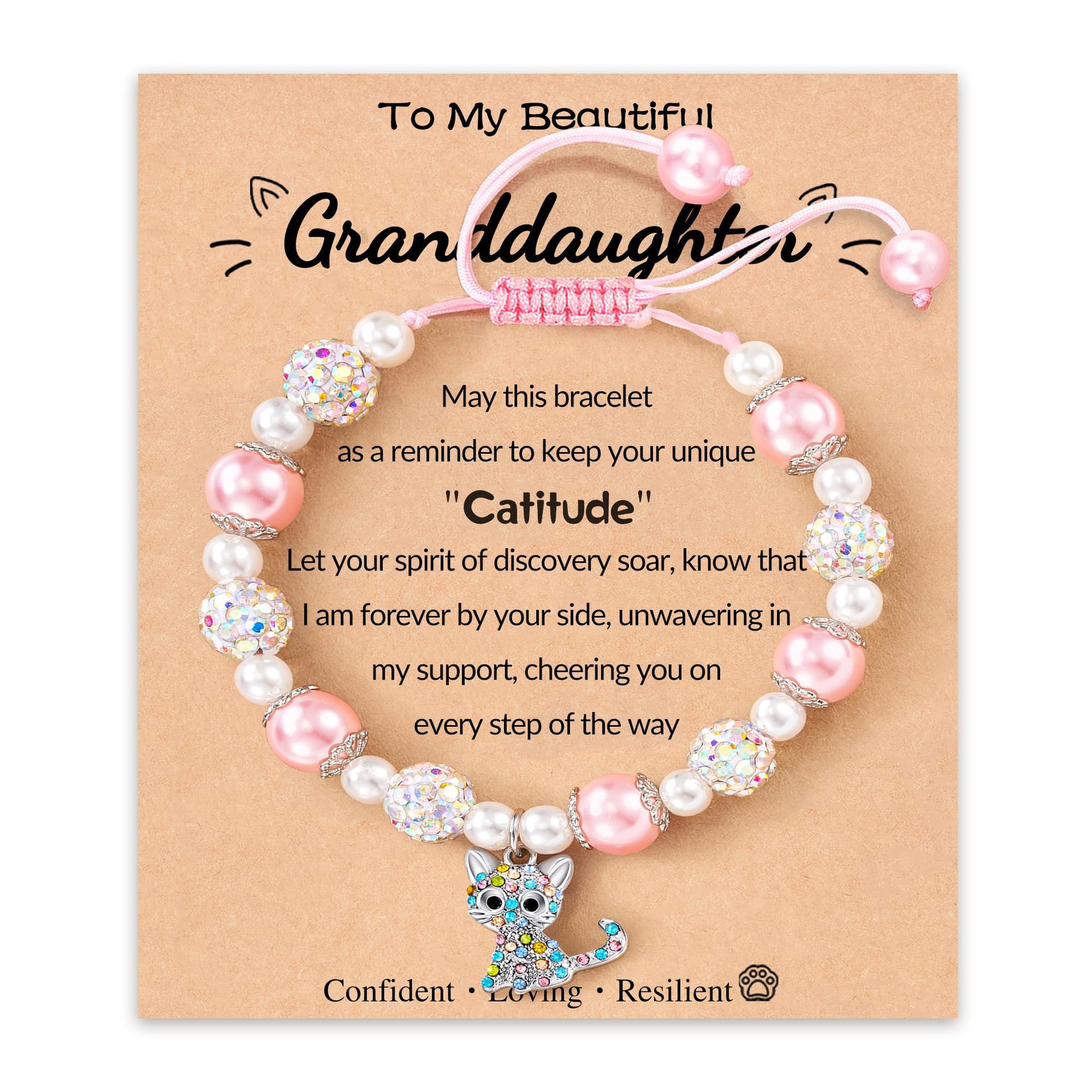 To my granddaughter card