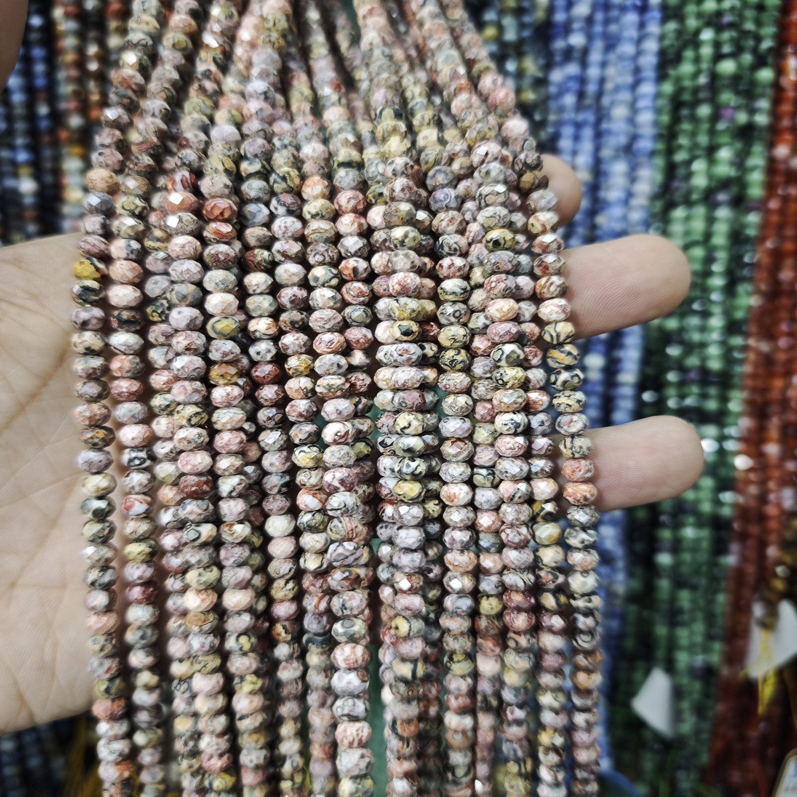 red Leopard Skin Stone