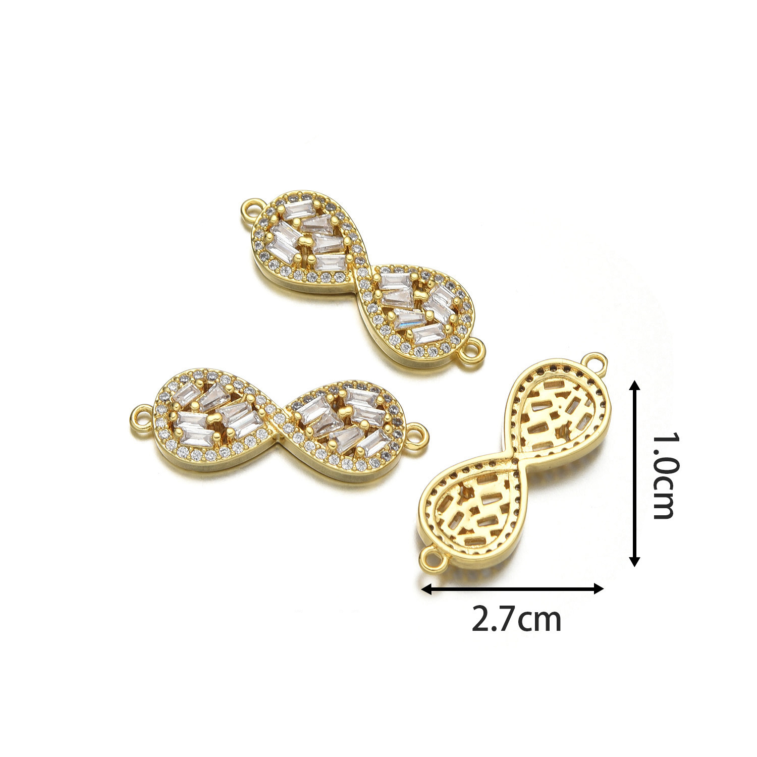 Infinity symbol hand style a (gold)