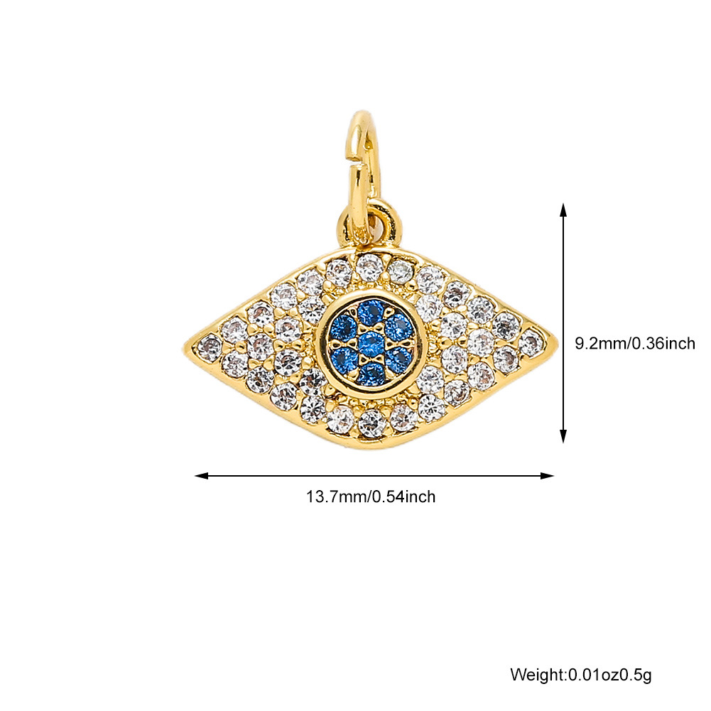 A11 diamond shaped full zircon eyes