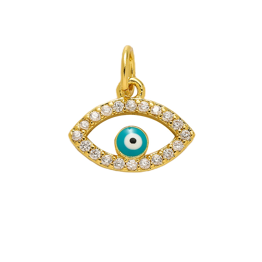A13 diamond-shaped blue-green eyes