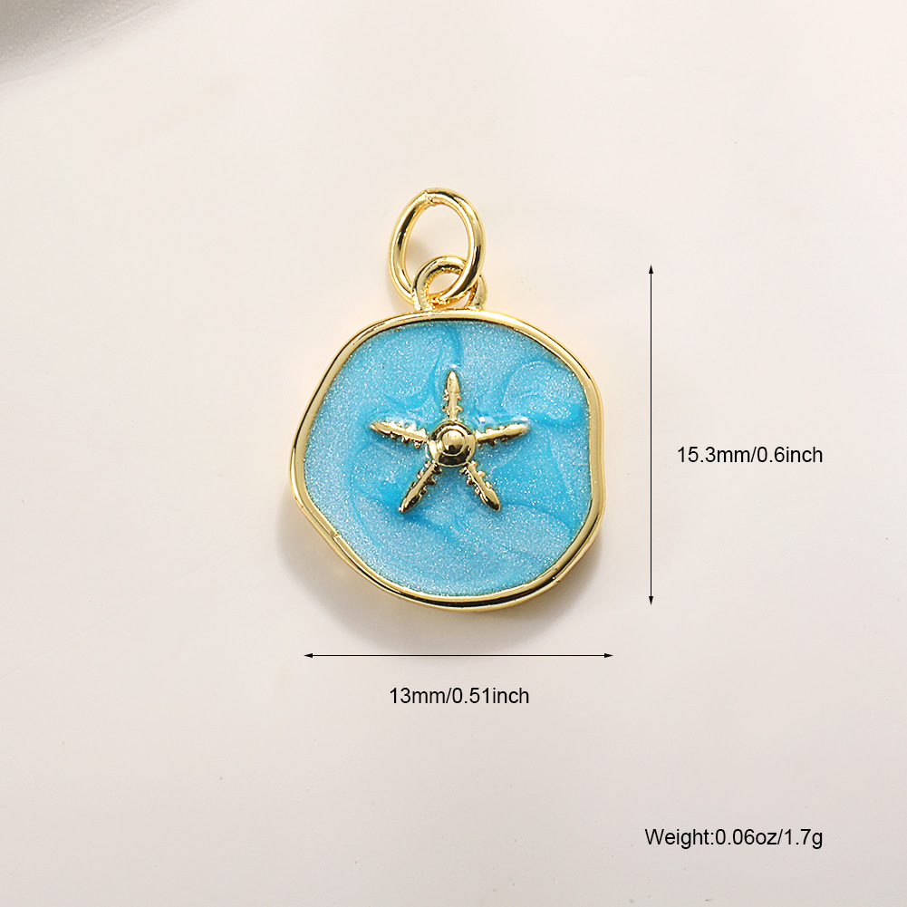 A789 blue oil dripping little starfish