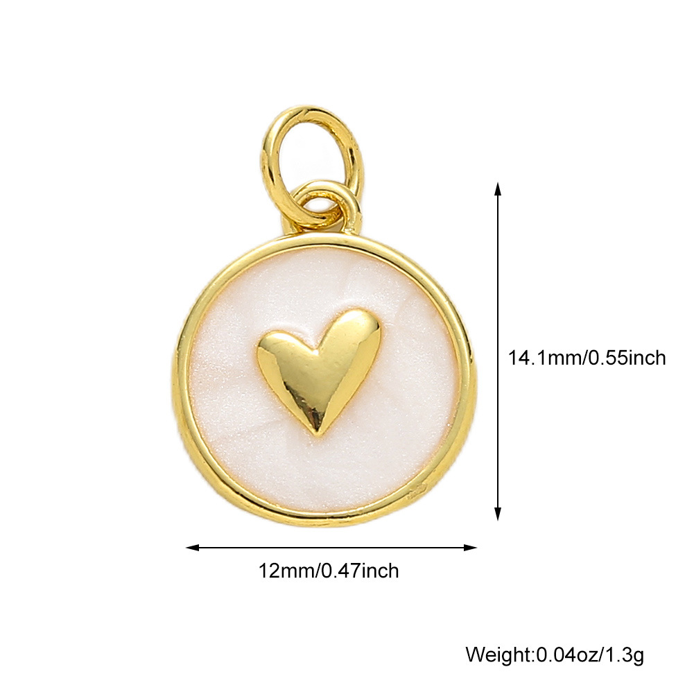 A132 white dripping oil heart