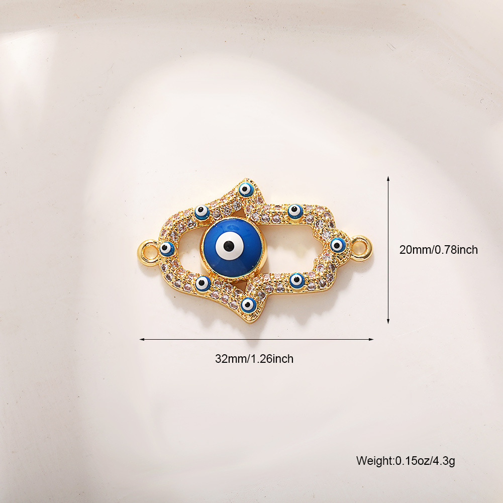 A550 dark blue palm eye double hole