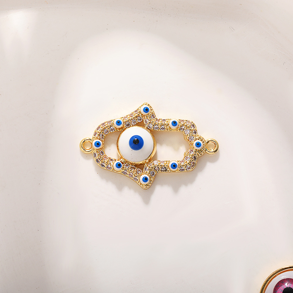 A551 white palm eye double hole