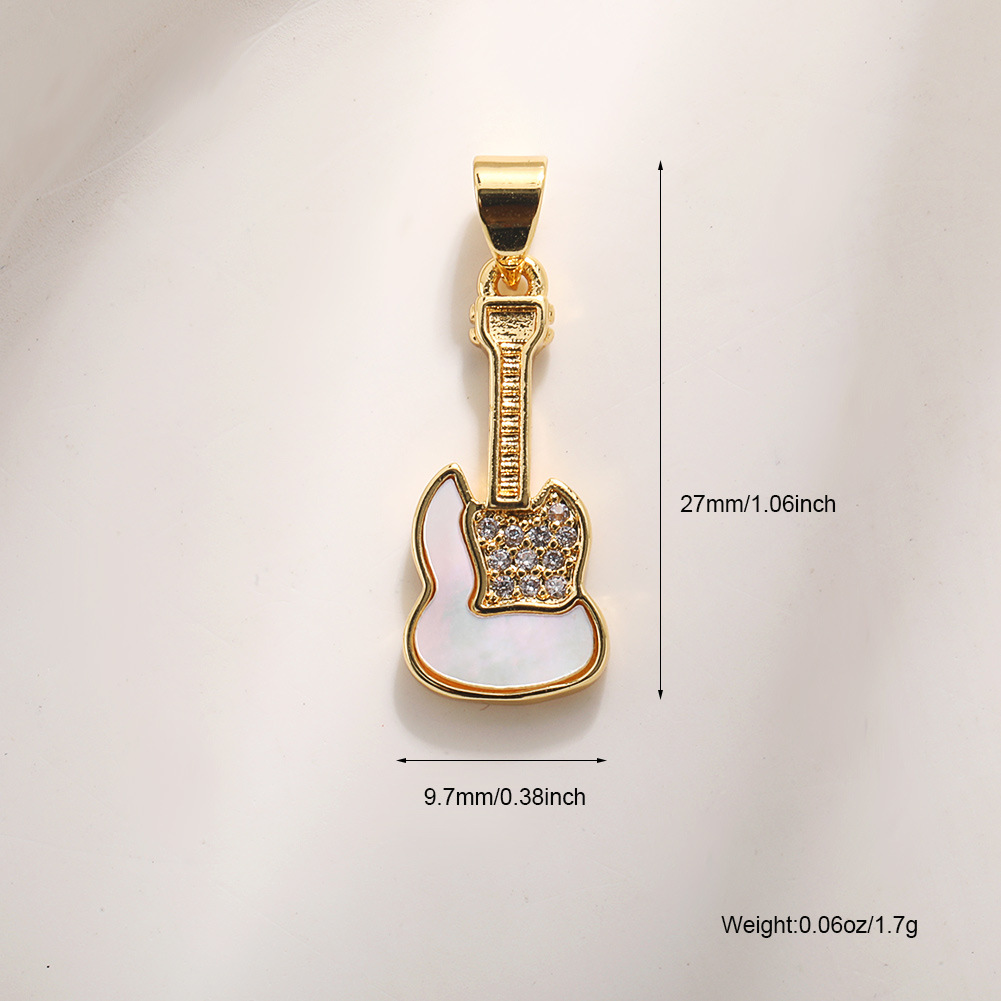 A702 guitar (natural white shell)