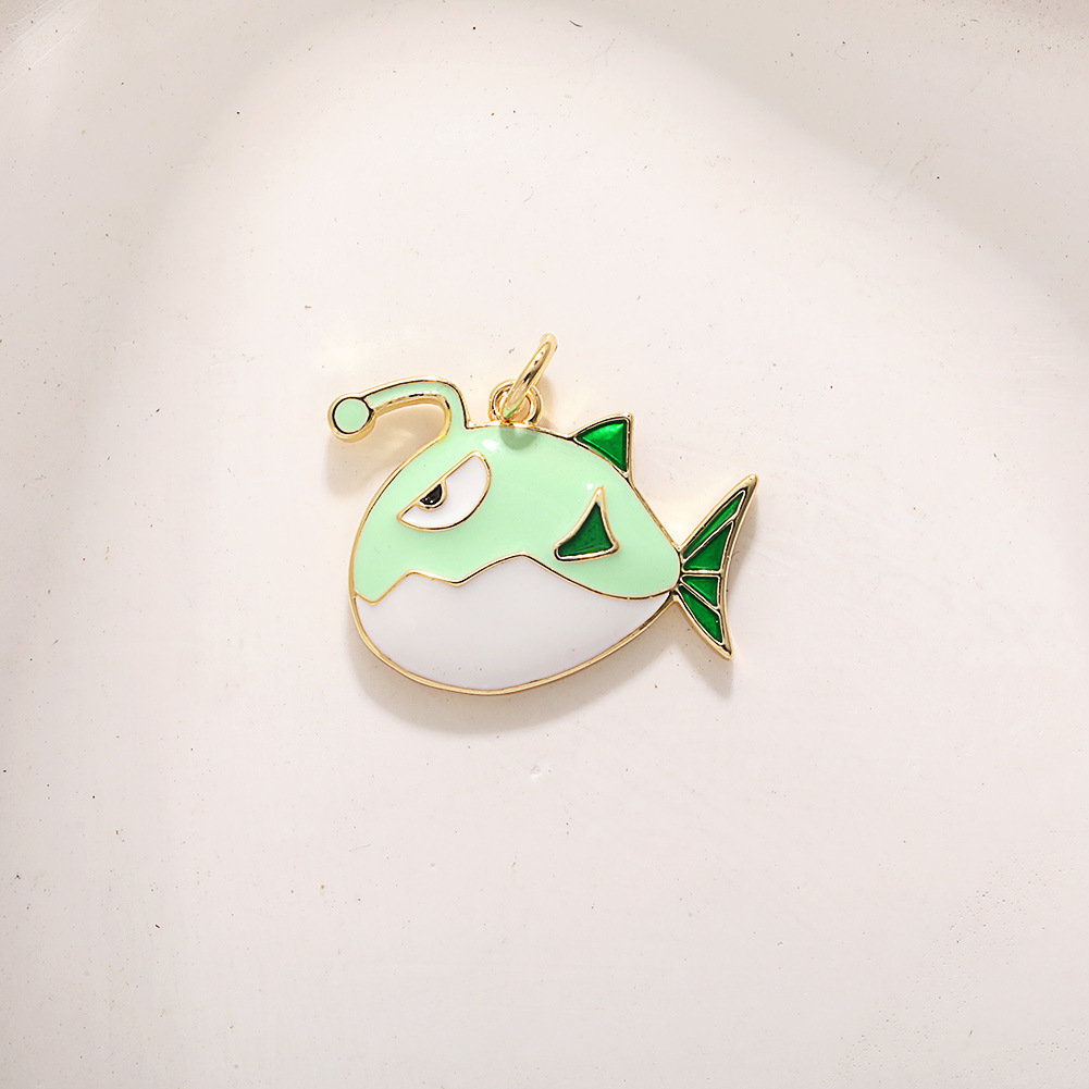 A577 green tropical fish