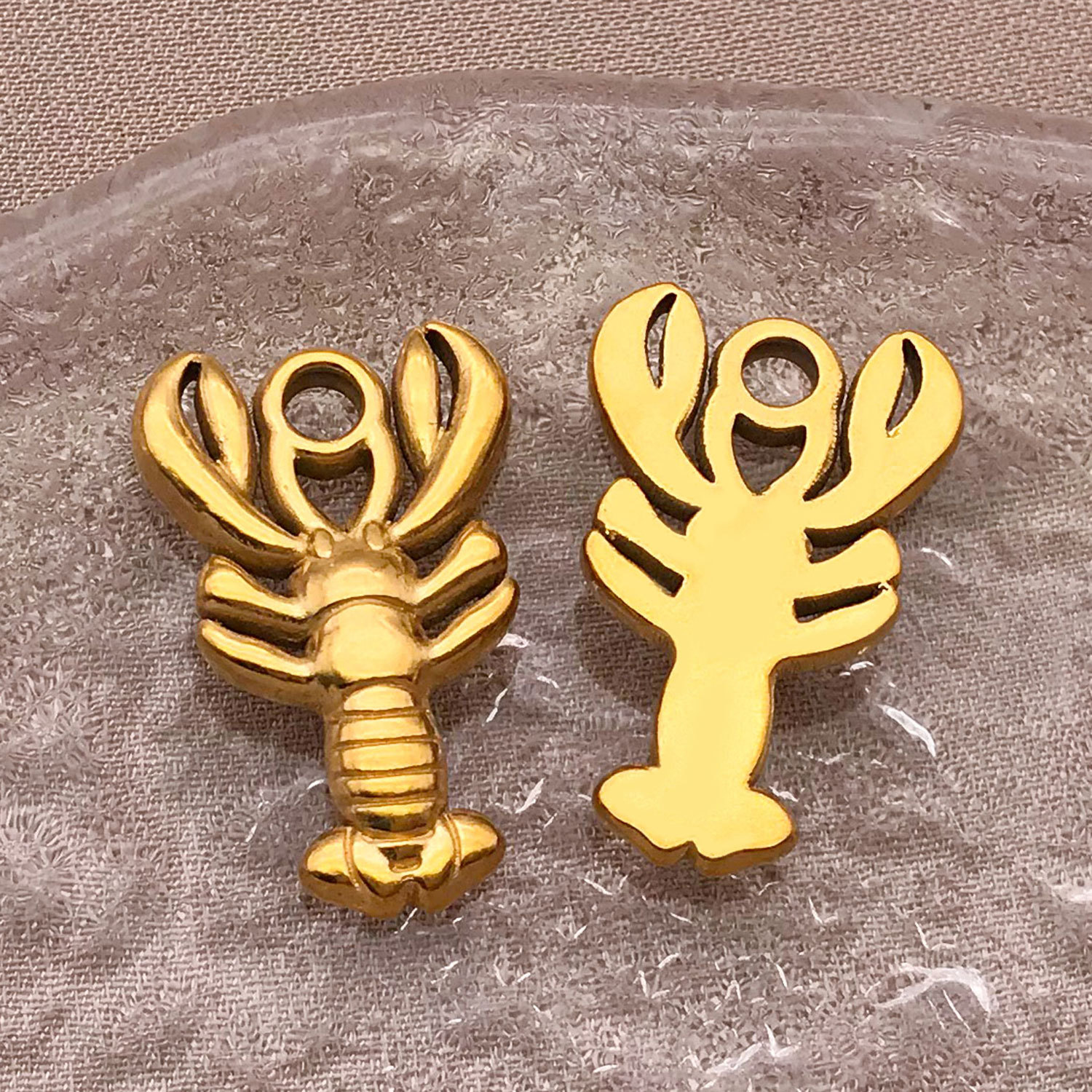 T2500-stainless steel single-sided crayfish-14x22x3mm aperture 2.9mm-2.95g