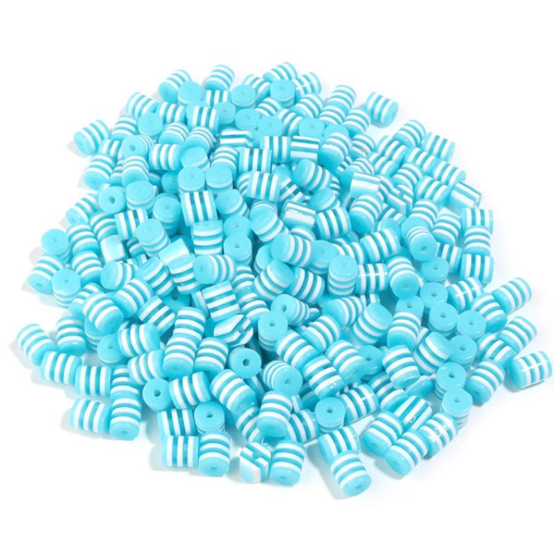 Translucent blue and white