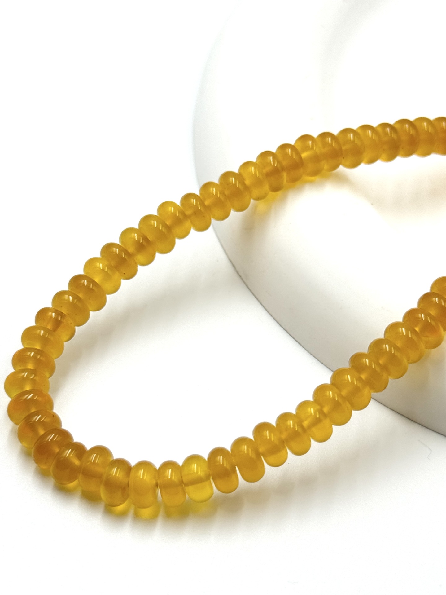 J Ice orange agate 3*6MM/118pcs