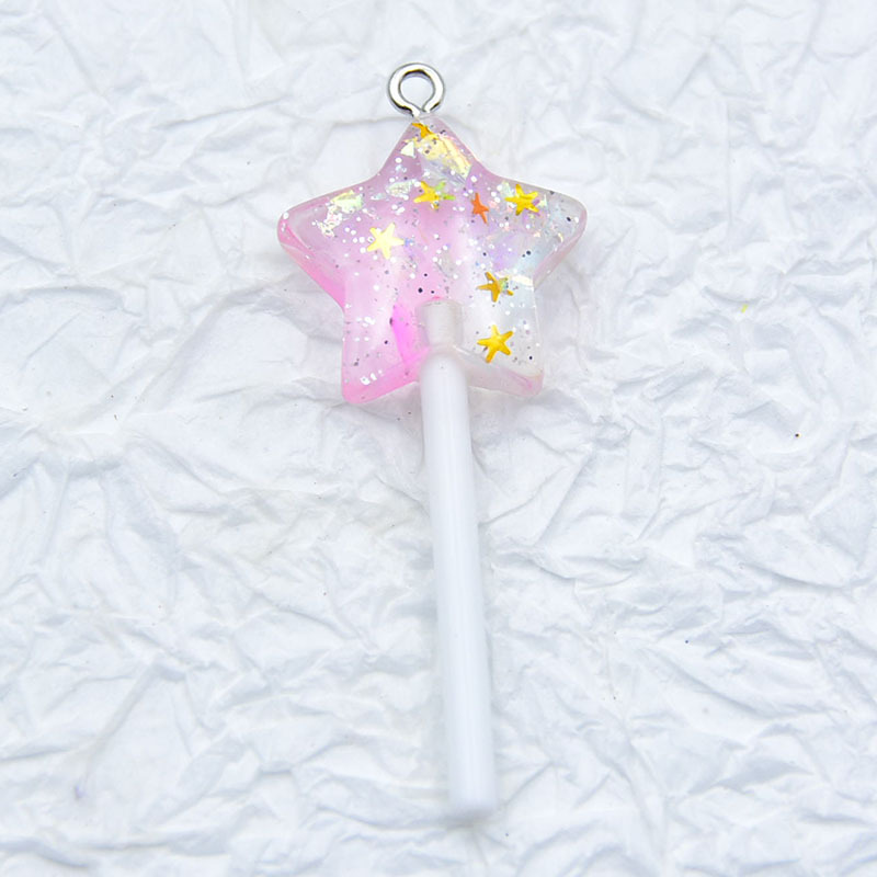 2-Pink White (five-pointed star)