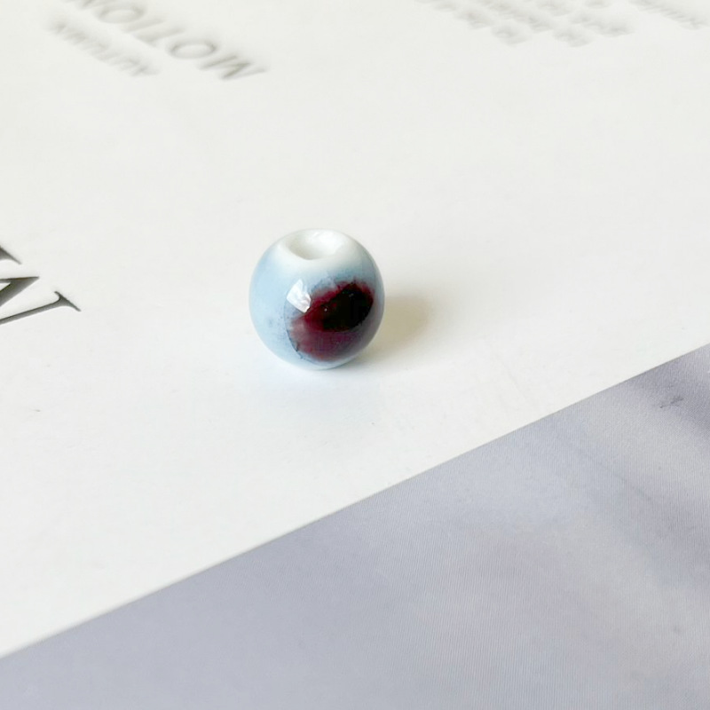 Kiln turns light blue and red