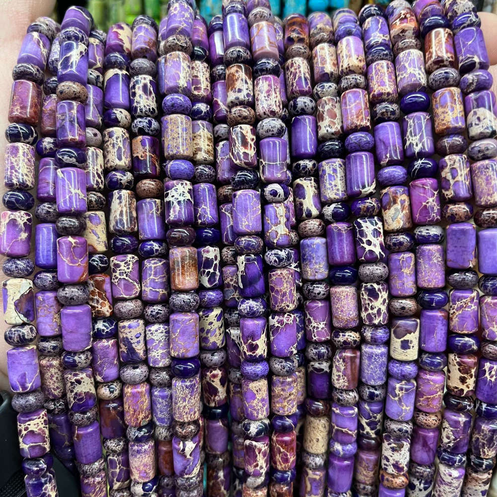 Purple and white Impression Jasper